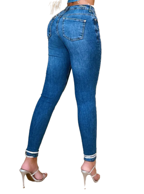 Pit Bull Jeans Women's High Waisted Ripped Jeans Pants With Butt Lift 65028