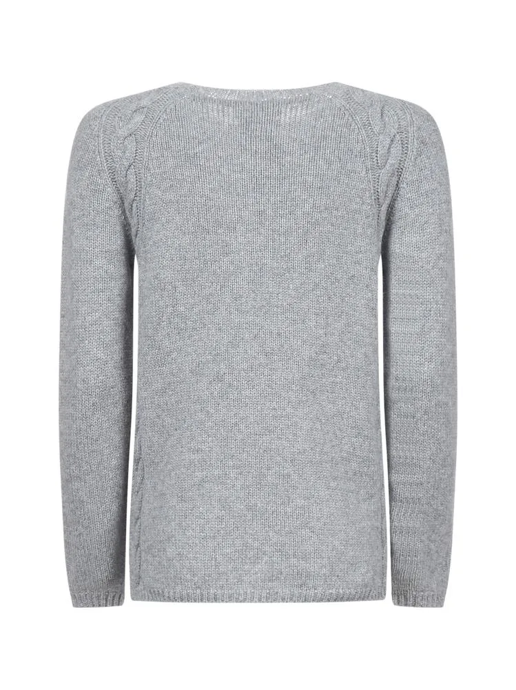 'S Max Mara Crewneck Cable Knit Jumper