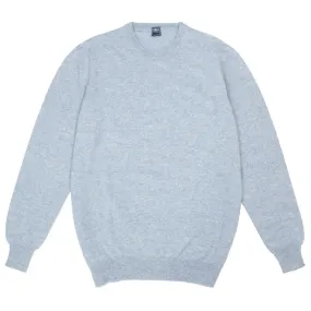 Sky Blue Cashmere & Linen Crewneck