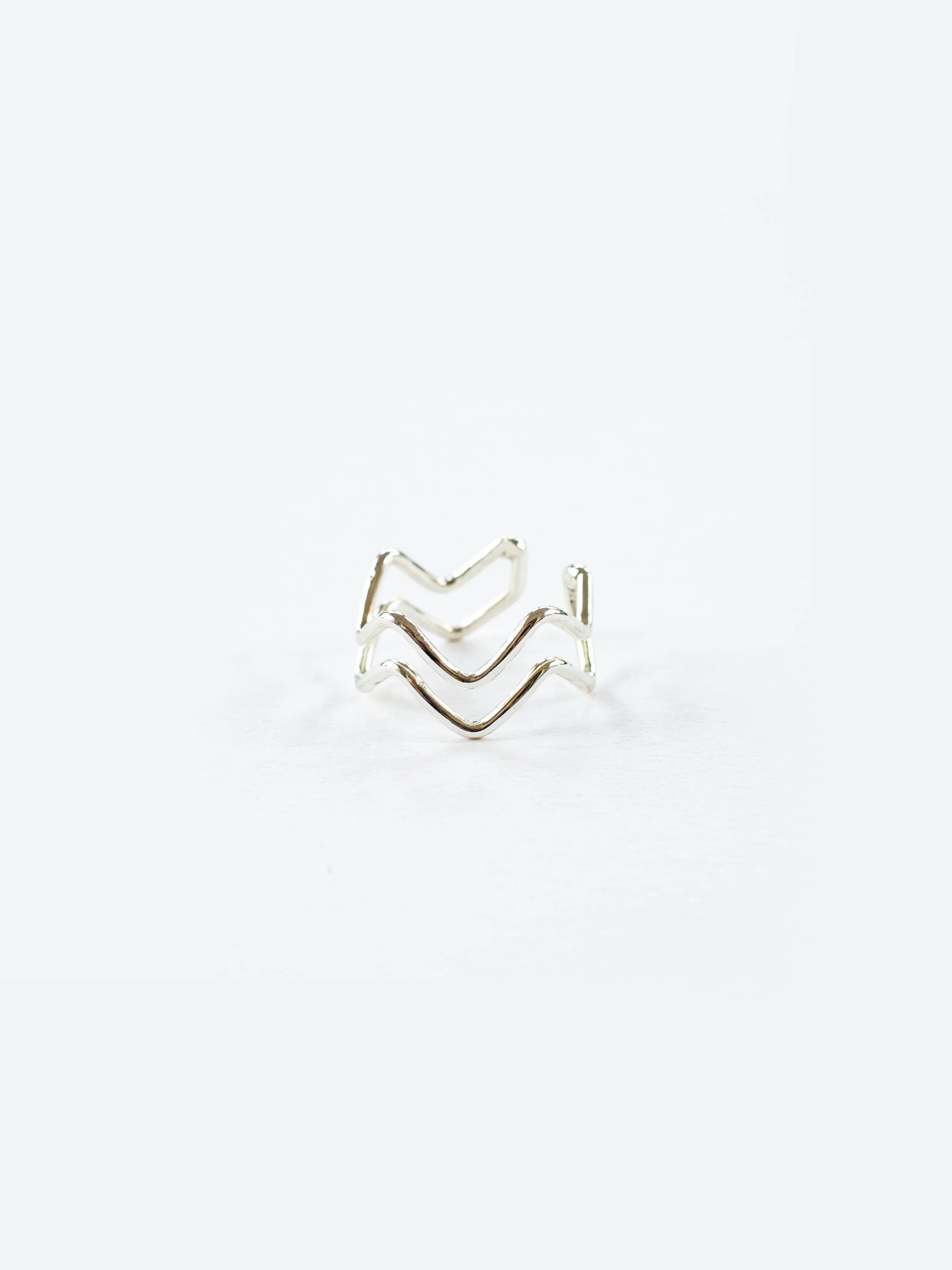 Squiggle Ring - Silver