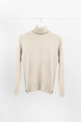 STONE ROLL NECK KNIT