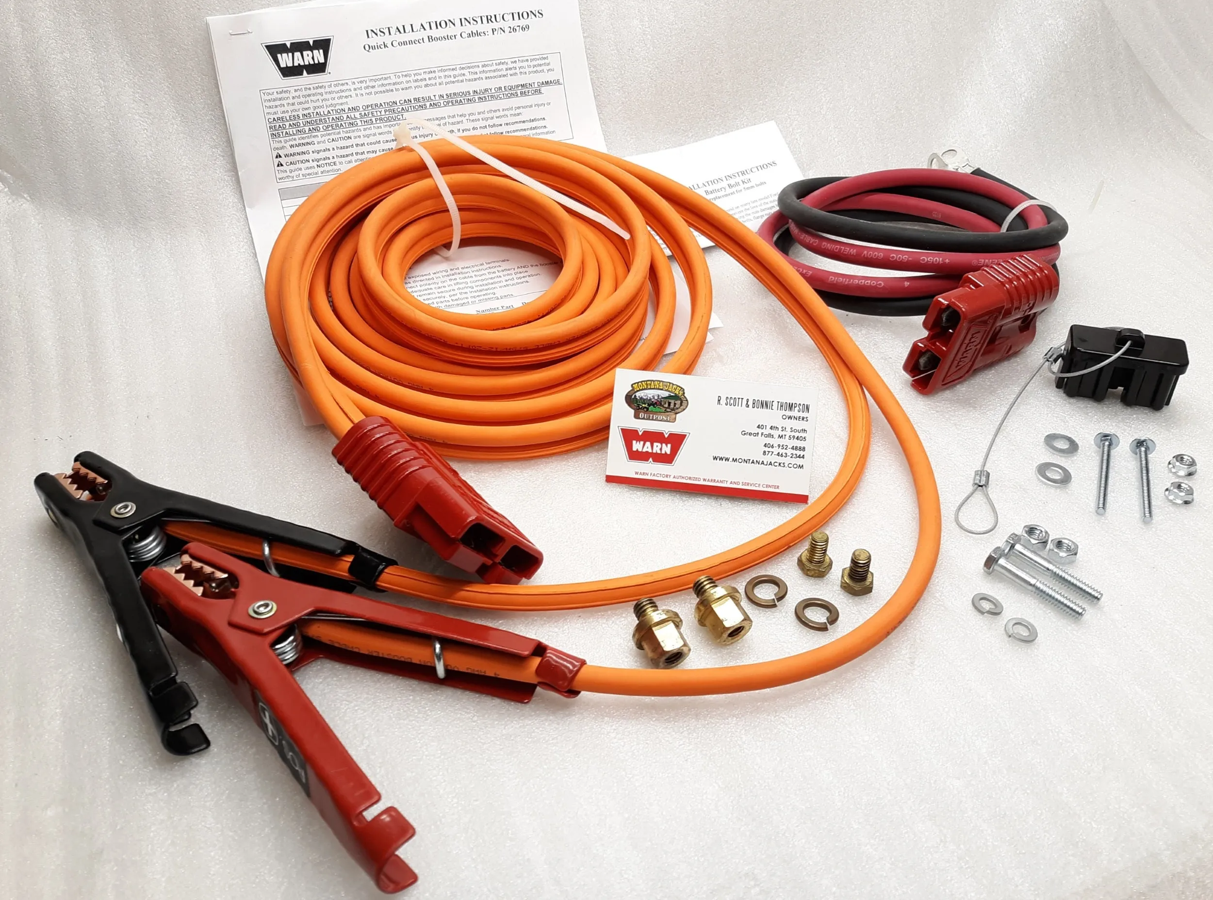 WARN 26769 Quick Connect Booster Cable Kit