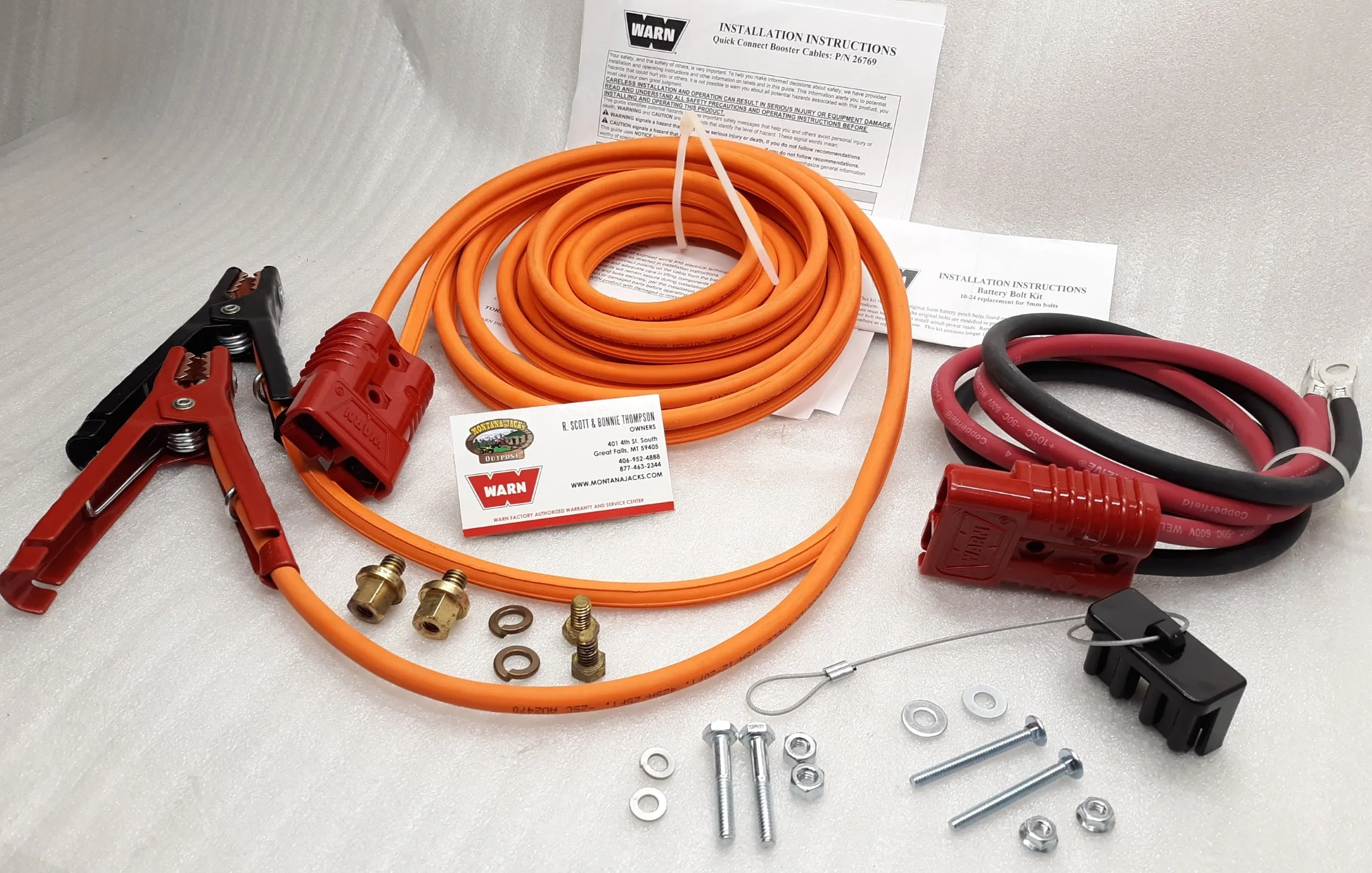 WARN 26769 Quick Connect Booster Cable Kit