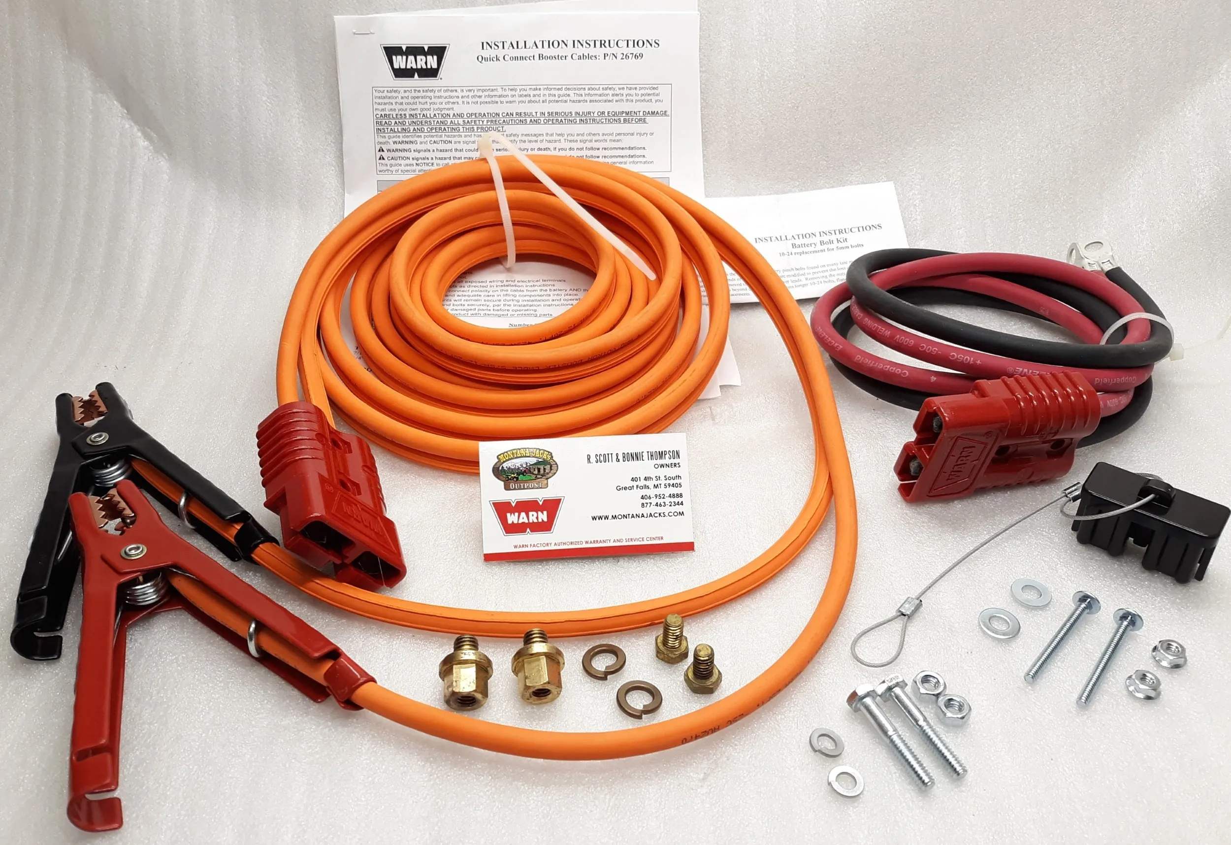 WARN 26769 Quick Connect Booster Cable Kit