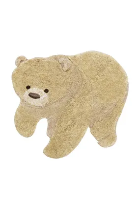 WASHABLE ANIMAL COTTON RUG BEAR